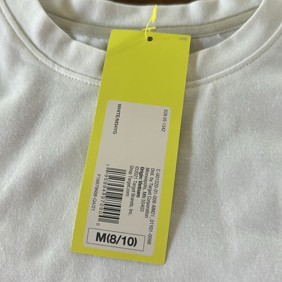 NWT youth medium all in motion white tshirt - Picture 2 of 3